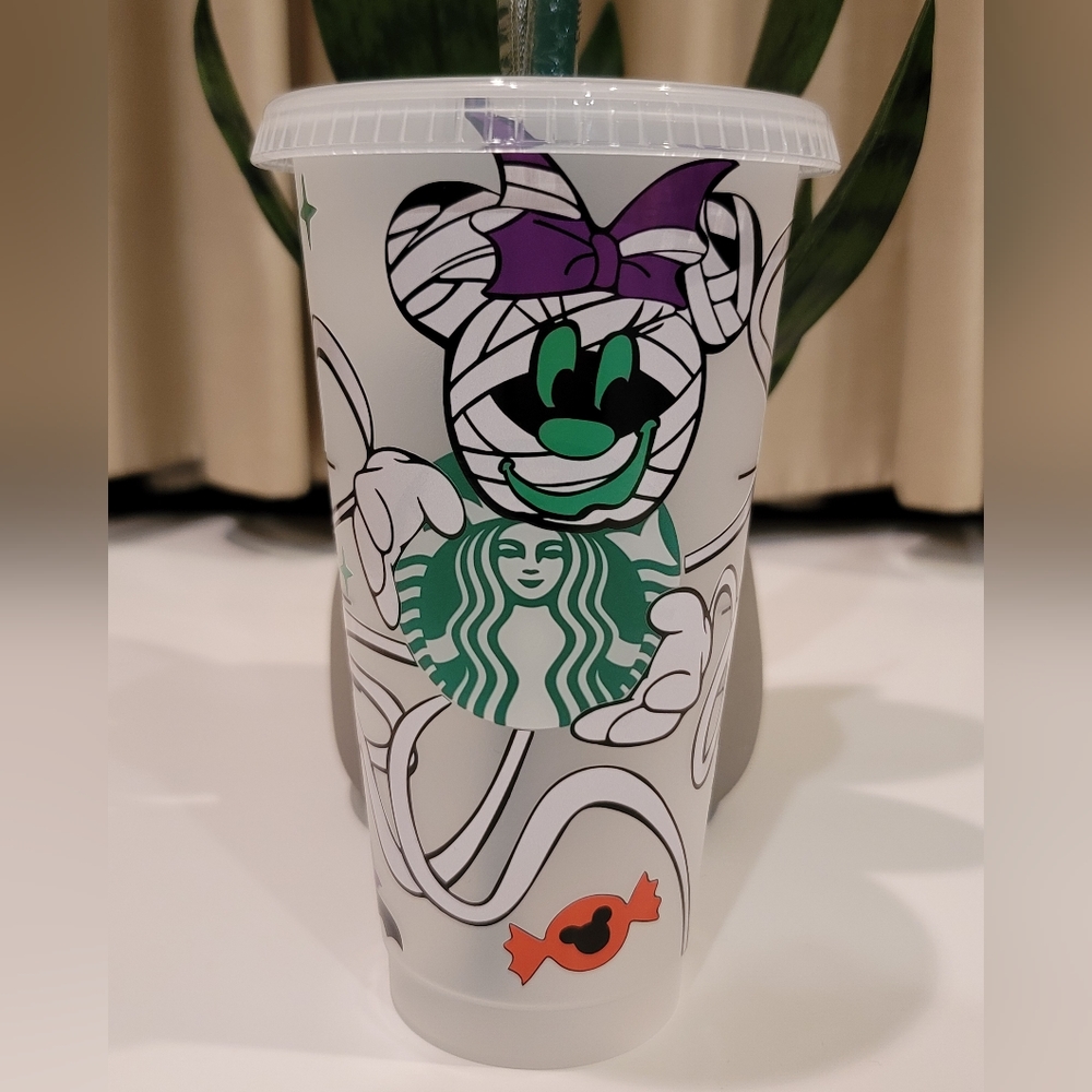 Starbucks 24oz cold Cup tumbler Halloween